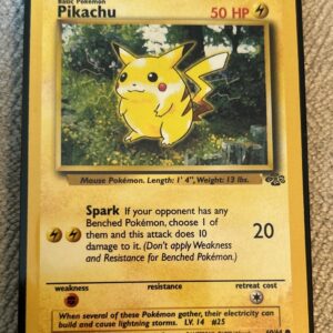 Pikachu Jungle Pokemon Card #60/64