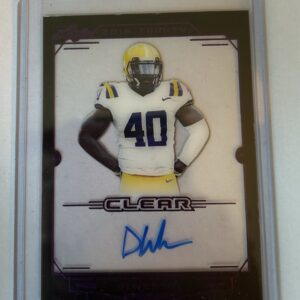 Devin White 2019 Leaf Trinity Clear Auto RC Rookie Card Acetate CA-DW1