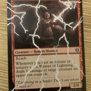Magic: the Gathering Jumpstart Weaver of Lightning Altered Art Card Custom