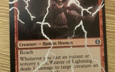 Power Up Your Collection with a One-of-a-Kind Weaver of Lightning Altered Art Card
