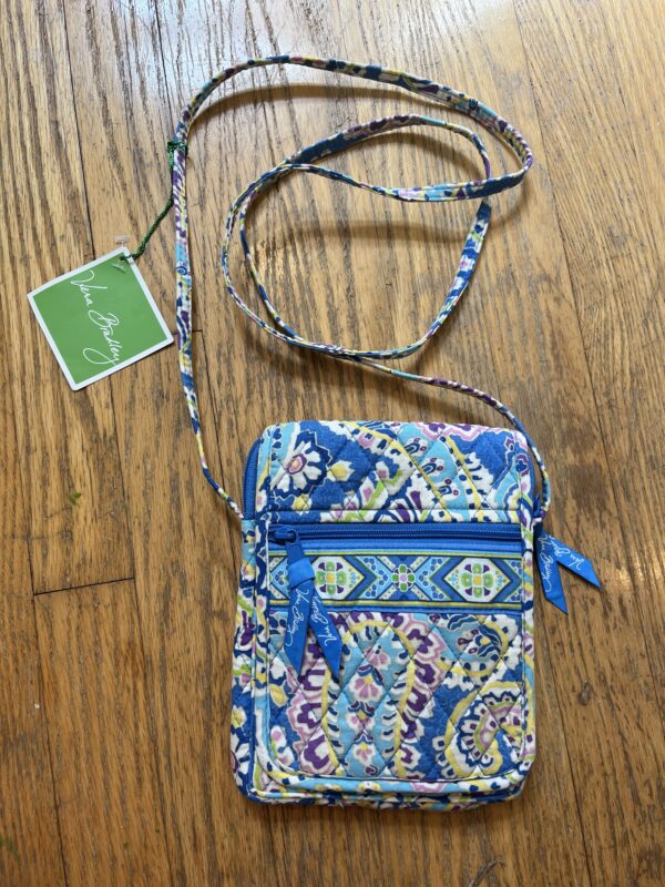 Vera Bradley Mini Hipster Capri Blue Retired New Condition With Tags