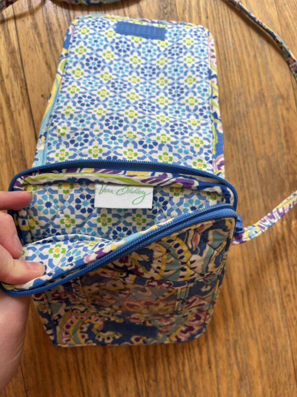 Vera Bradley Mini Hipster Capri Blue Retired New Condition With Tags - Image 5