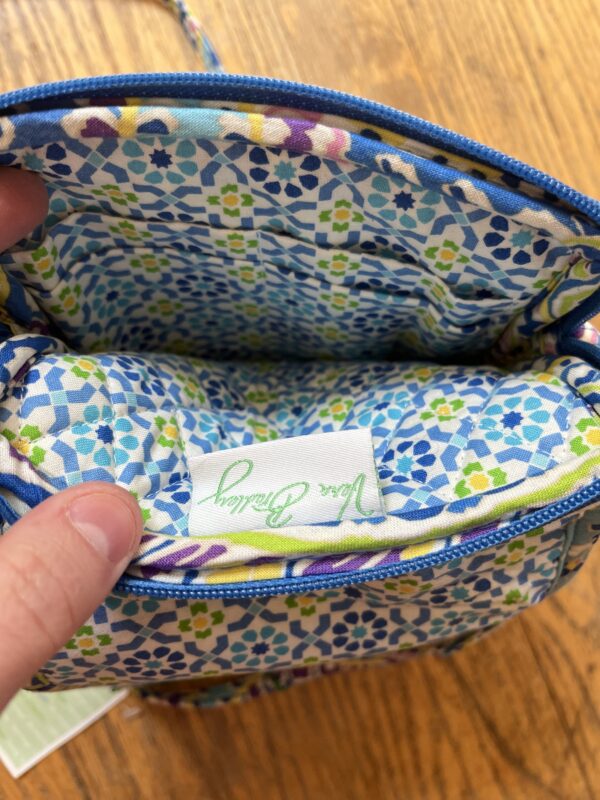 Vera Bradley Mini Hipster Capri Blue Retired New Condition With Tags - Image 4