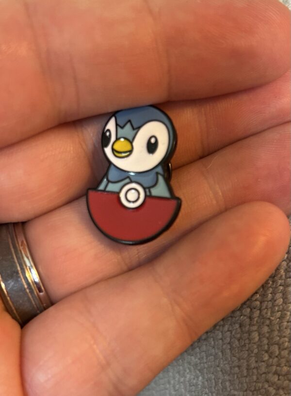 Piplup 1” Enamel Pokeball Pin
