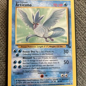 Articuno Fossil Non-Holo 17/62 LP-MP Pokemon Card