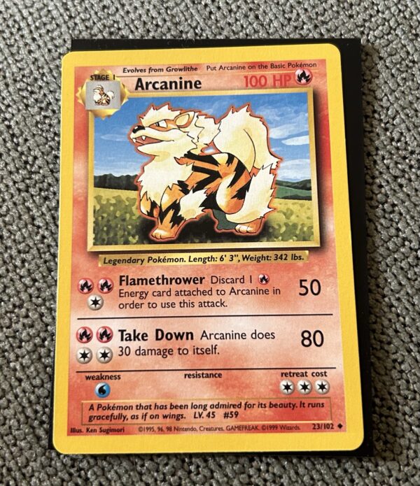 Arcanine Unlimited #23/102 **with Shadow**