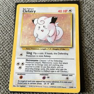 Clefairy Unlimited Holo LP-MP 5/102