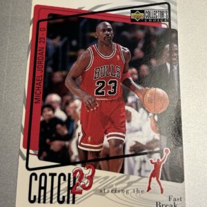 Michael Jordan 1997 Upper Deck Collector’s Choice Catch 23 #186