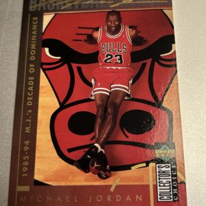 Michael Jordan 1994-95 Upper Deck Collector’s Choice Basketball Heroes *French* #218