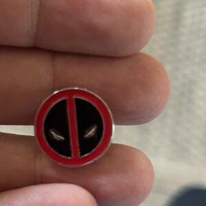 Deadpool Pin Approximately 1/2”